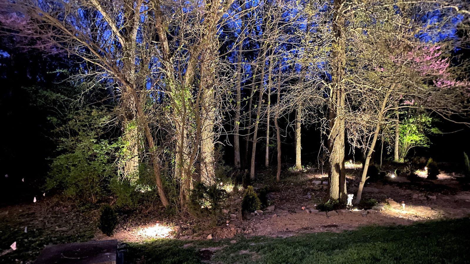 More night photos at Heather Killebrew's home in Wildwood. I actually did a good job.