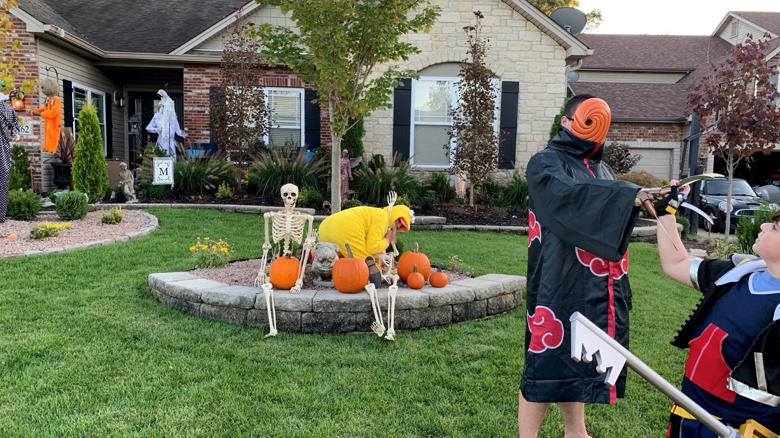 Heather Killebrew, Skeleton and the boys. She's back at it. At some point you just run out words to describe.