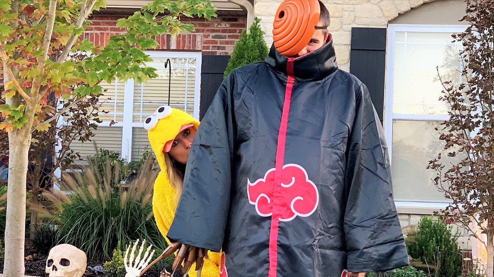 Heather Killebrew is playing peek-a-boo.