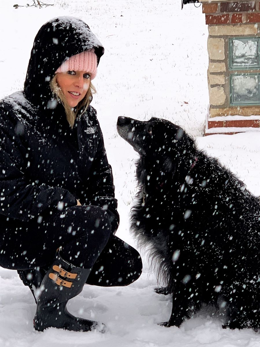 Snow Day. Heather and Princess Killebrew