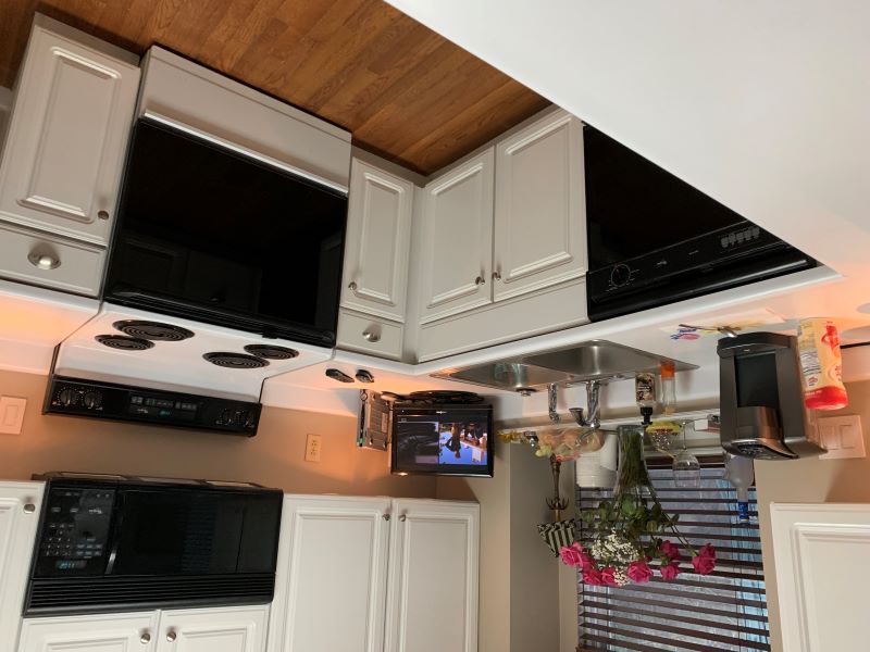 Heather Killebrew - Kitchen before 45th Birthday presents arrive