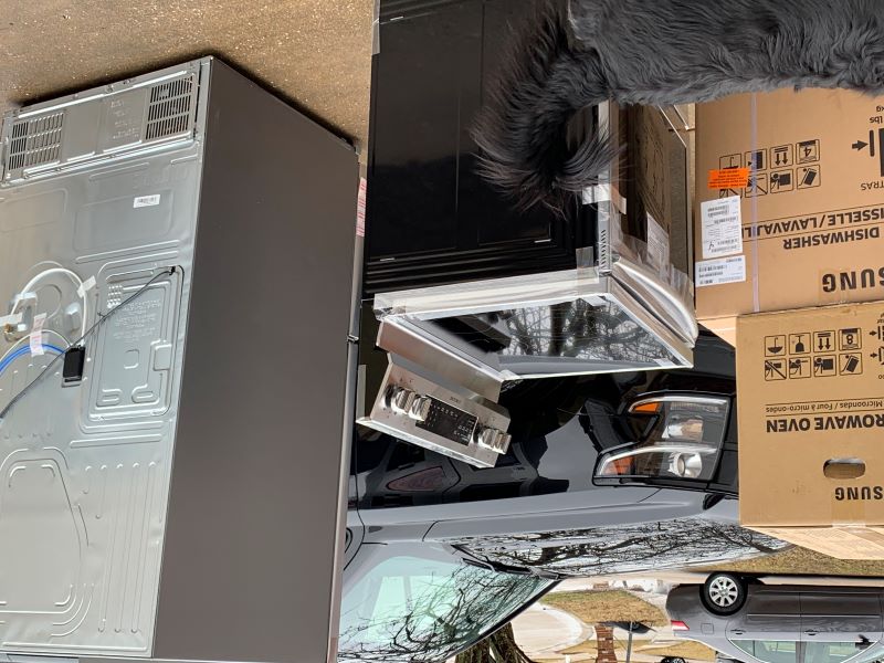 Heather Killebrew - 45th Birthday presents being installed. 