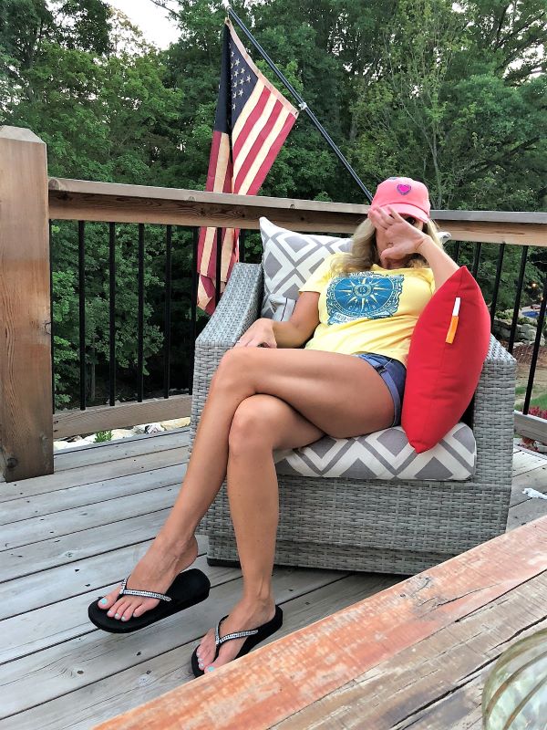 Heather Killebrew on July 4 2018 - celebrating 50th b-day