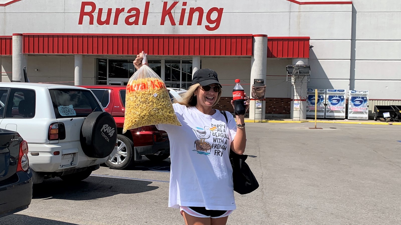Heather Killebrew outside Rural King in Monticello