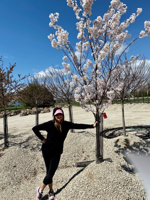 Heather Killebrew, a Cherry Tree and a smile.