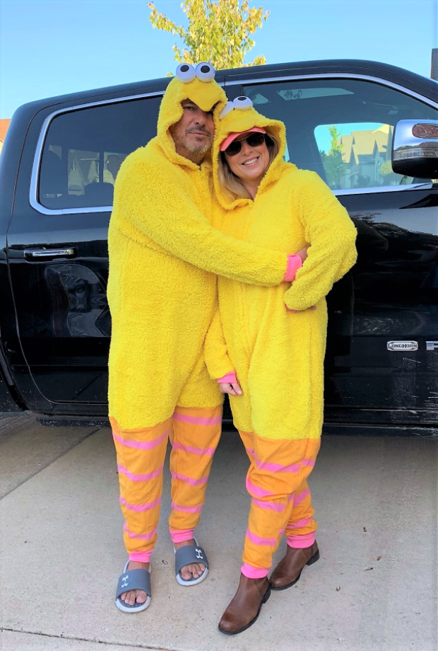 Heather Killebrew and Joey Montes on "Big Bird Day"