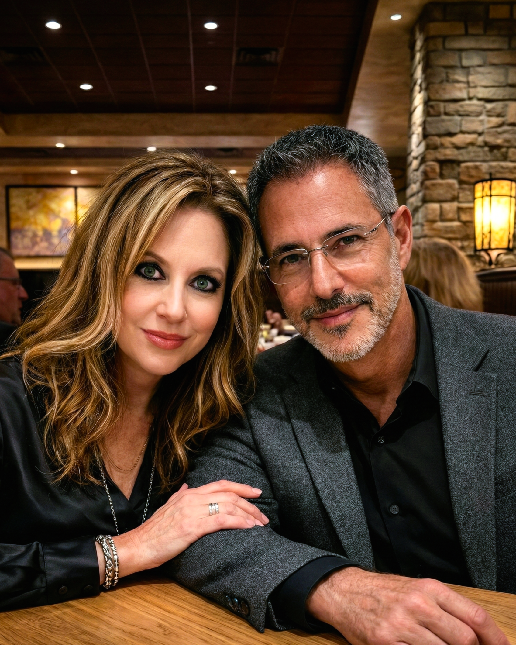 Classic date night portrait of Heather Killebrew and Joey Montes in Chesterfield, MO.