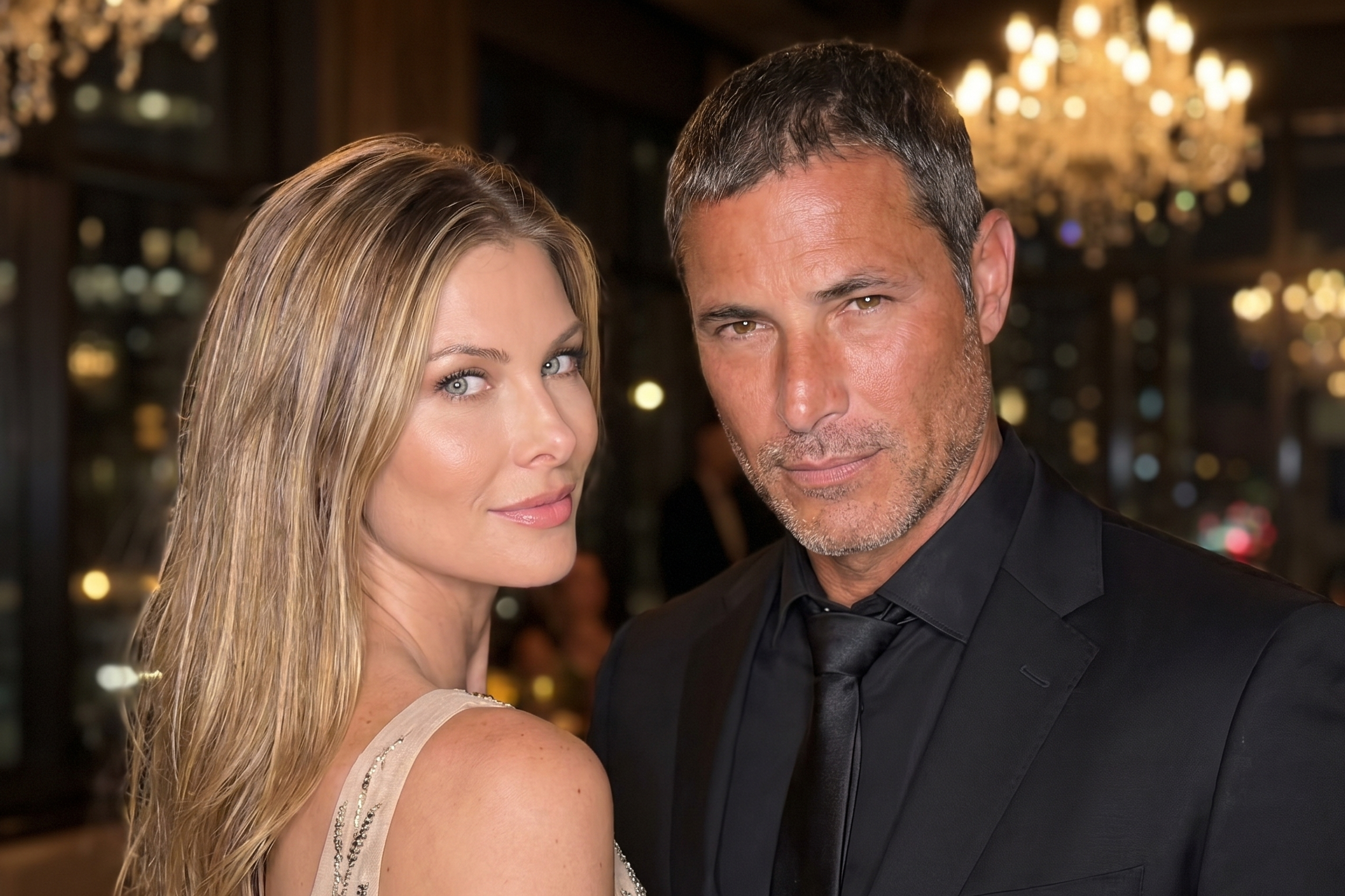 A candid and warm portrait of jrm and M captured in June 2023.
