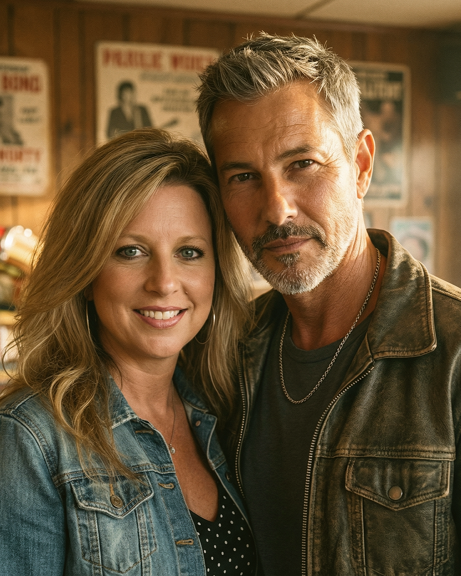 Close-up portrait of Heather Killebrew in a retro diner setting.